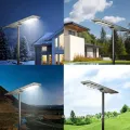 Rechargeable Solar Street Light with IP65 Waterproof LED Panel